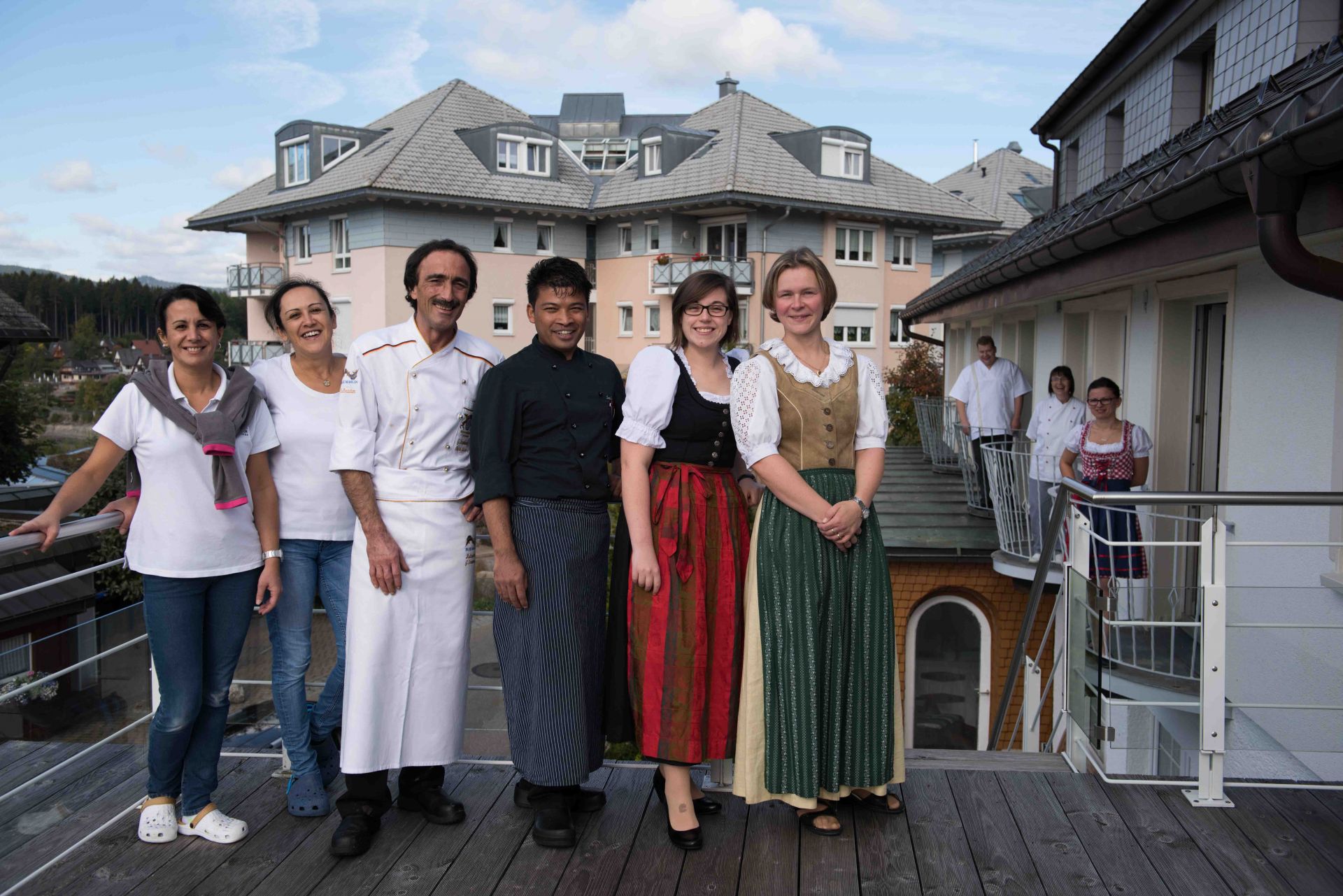 Das Eventteam des Hotel Vier Jahreszeiten am Schluchsee Hotelpromotion Unternehmensbilder Hotel 