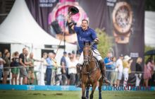 Cedric Schweri winning the Hublot Polo Gold Cup in Gstaad 2018 