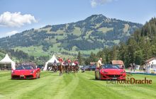 Pierre Genecand President of Gstaad Polo Club opening the tournament 