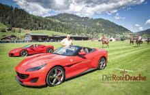 Pierre Genecand President of Gstaad Polo Club opening the tournament 