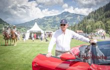 Pierre Genecand President of Gstaad Polo Club opening the tournament 