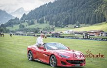 Pierre Genecand President of Gstaad Polo Club opening the tournament 