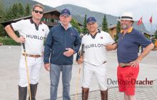 Matteo Beffa Pierre Genecand Gerardo Cosentino Bernd Hotz at Hublot Polo Gold Cup Gstaad 