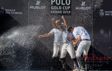  Andreas Bihrer, Piero Dillier, Lucas Labat, Bautista Beguerie, Juan Manuel Gonzalez, Winners Hublot Polo Gold Cup Gstaad 2019, Team Clinique La Prairie