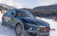 Maserati sponsored the cars and logistics at Snow Polo World Cup in St. Moritz represented by Stefano Battiston 