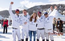 The team Maserati with Fabio Meier, patron Kutlay Yaprak, Adrian Laplacette and Valentin Novillo Astrada 